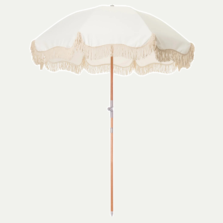 PREMIUM BEACH UMBRELLA - ANTIQUE WHITE