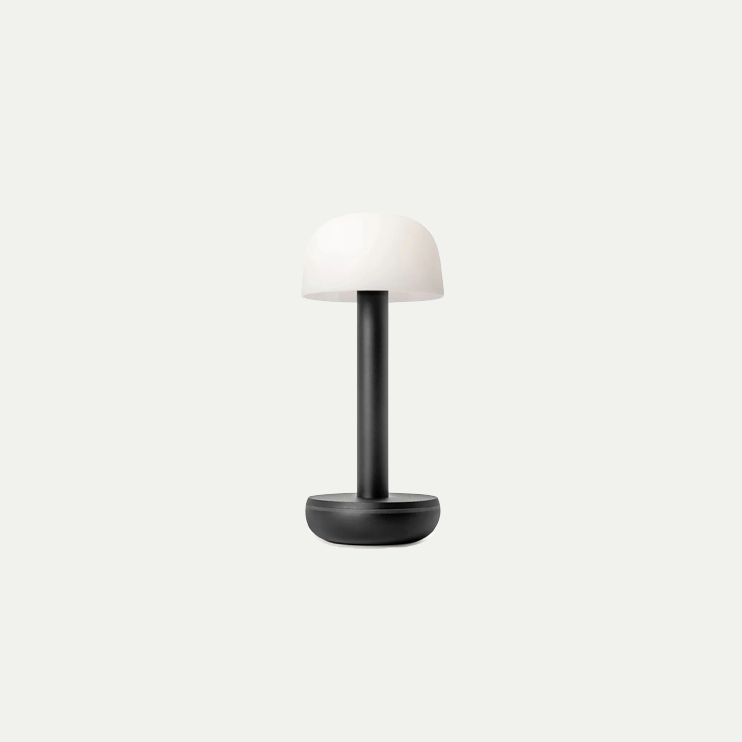 TWO TABLE LIGHT BLACK PC FROSTED