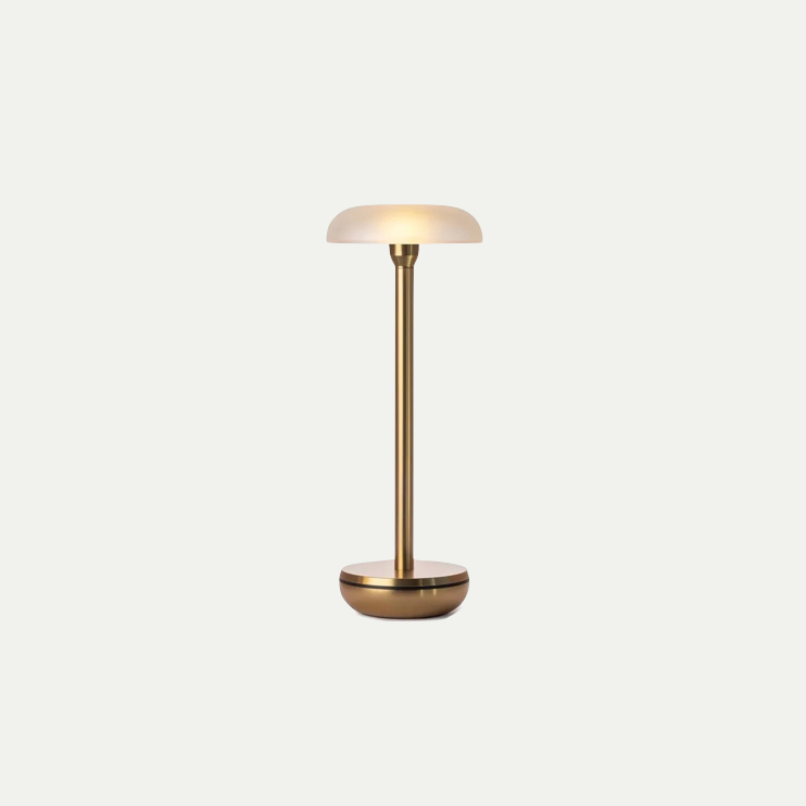 AIR TABLE LIGHT GOLD PC FROSTED