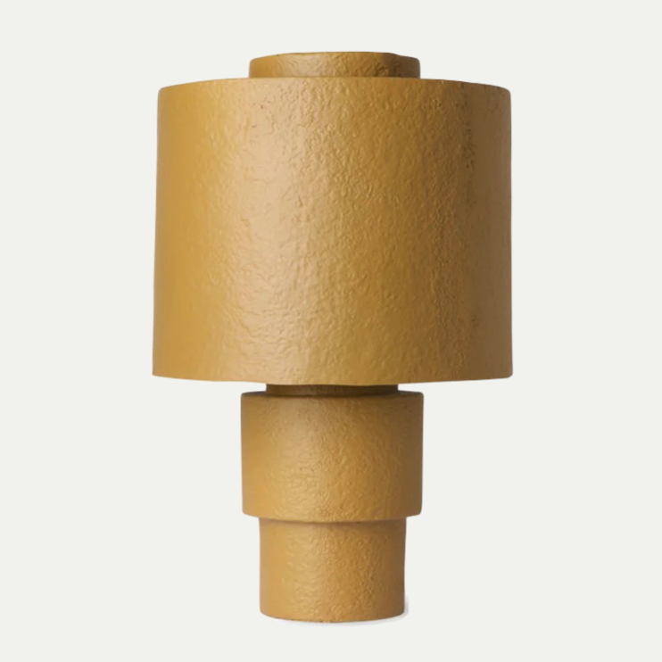 GESSO TABLE LAMP MATT MUSTARD