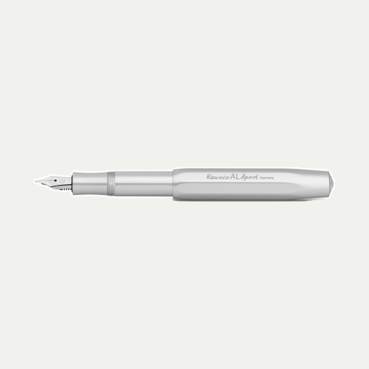 AL SPORT FOUNTAIN PEN (MEDIUM) | ALUMINIUM