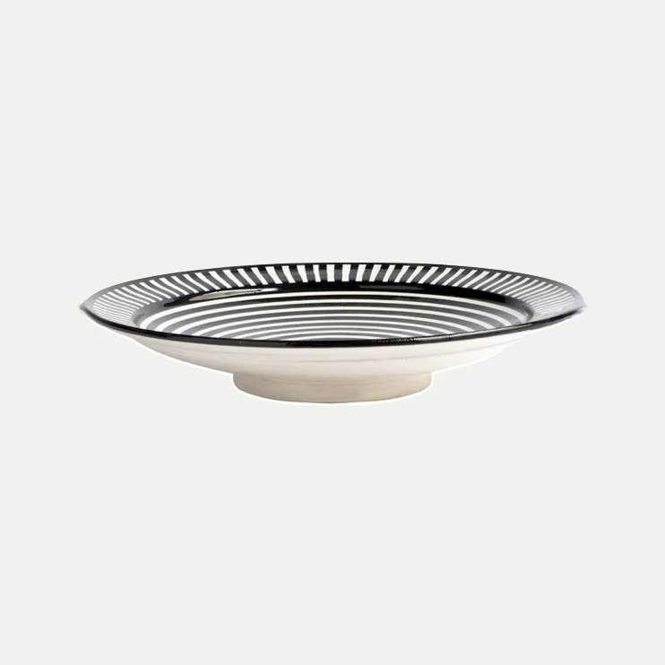 TRAY CLAY  BLACK 40CM