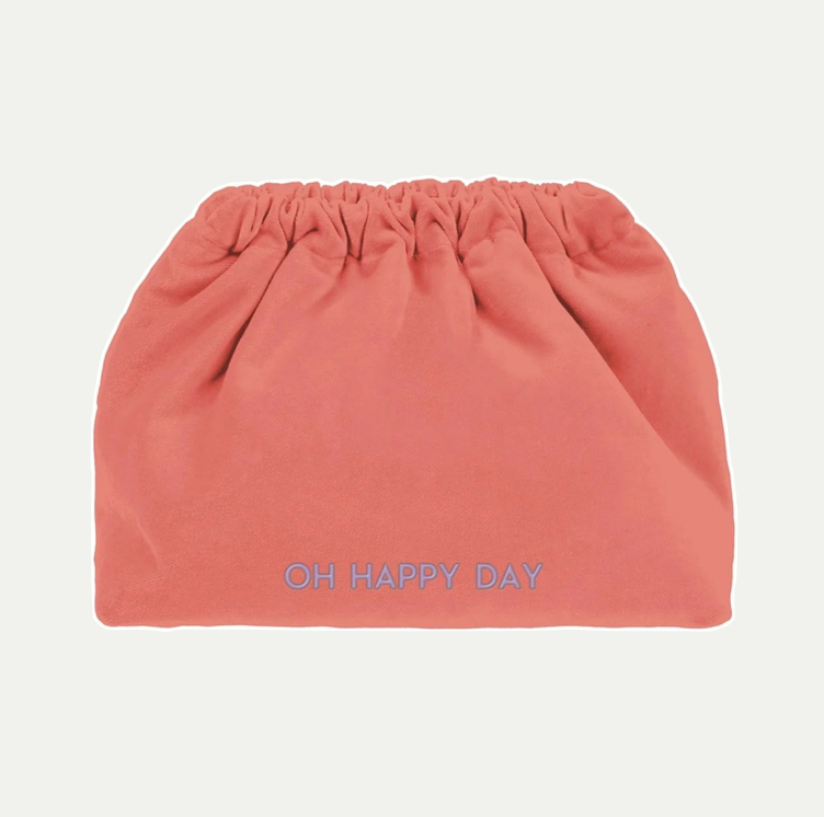 VELVET CLUTCH BAG - OH HAPPY DAY