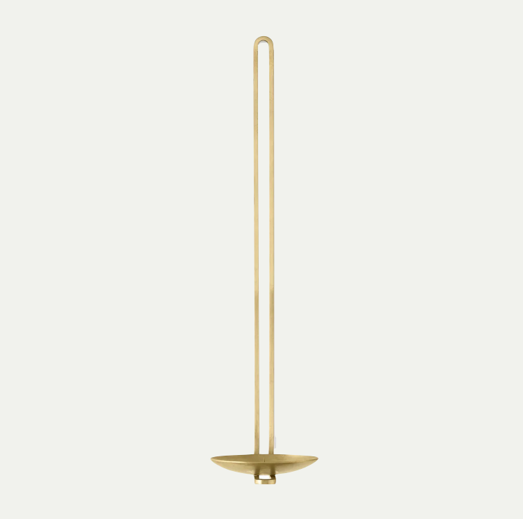 CLIP WALL CANDLE HOLDER | BRASS