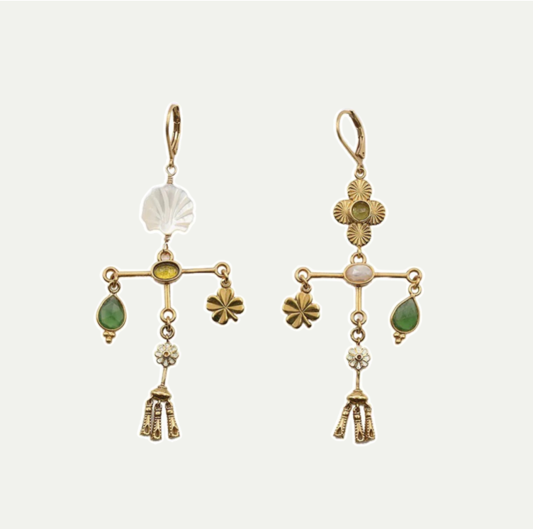EARRINGS SACHA CROSS