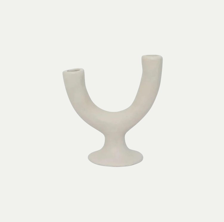 CANDLE HOLDER TWO ARMS