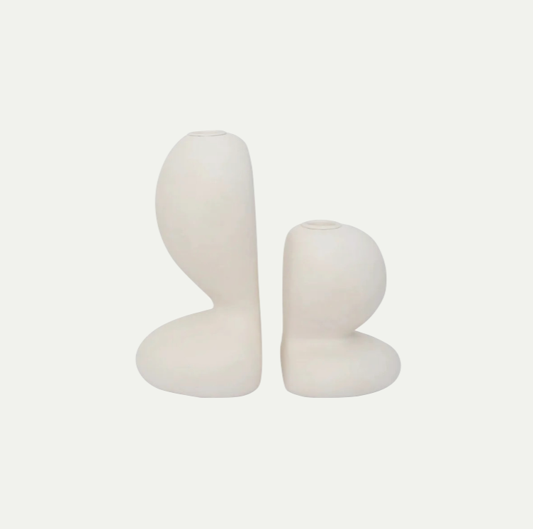 CANDLE HOLDER CHOU | SET OF 2
