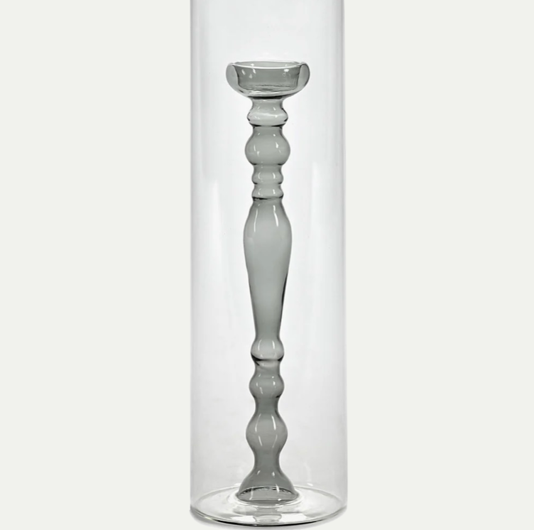 VASE L TRANSPARENT HURRICANES