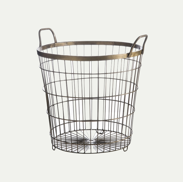 METAL STORAGE BASKET
