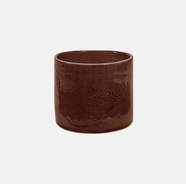 FLOWER POT 02 BROWN VAS0
