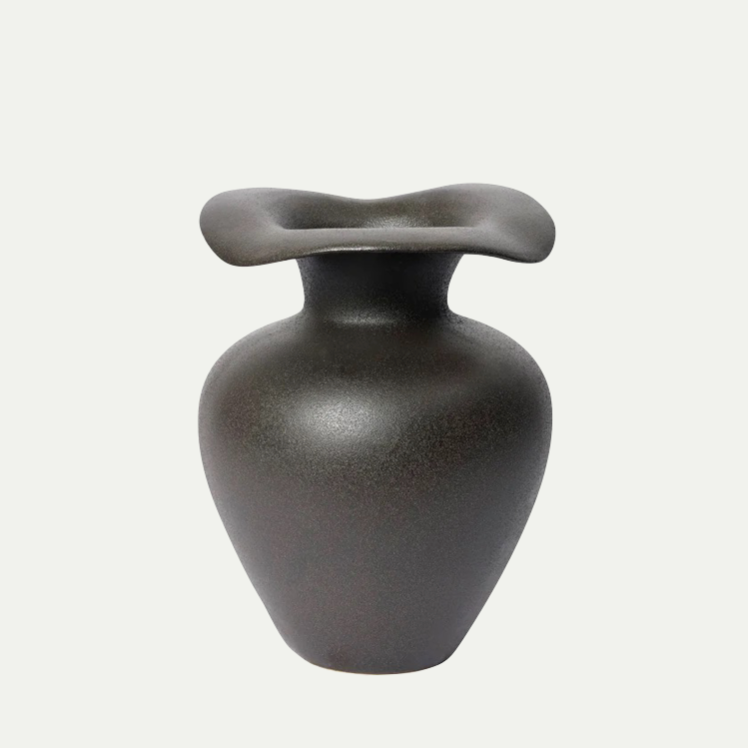 FLORENTINA VASE | M BLACK