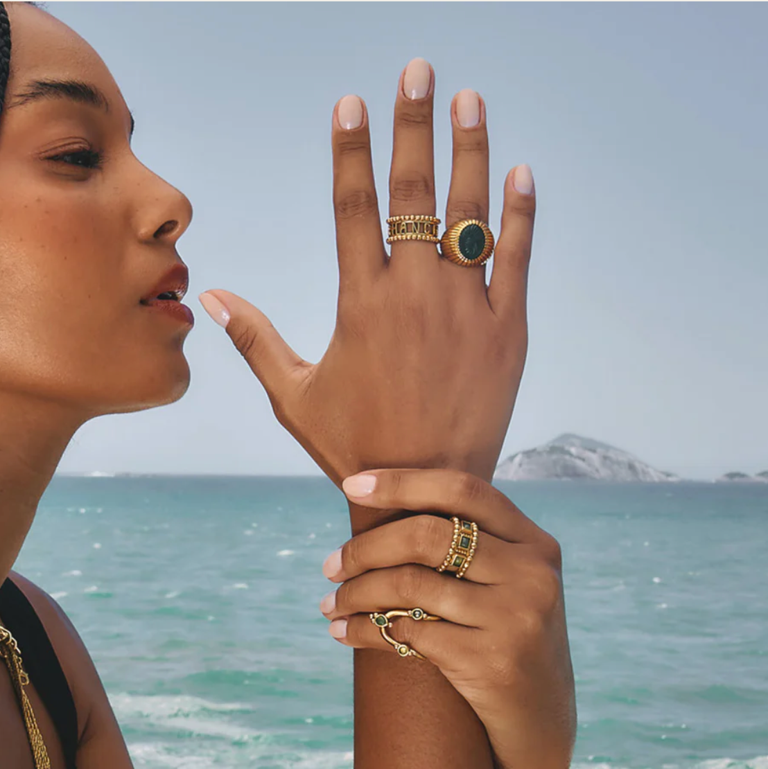 RING SACHA SHELL | LARGE