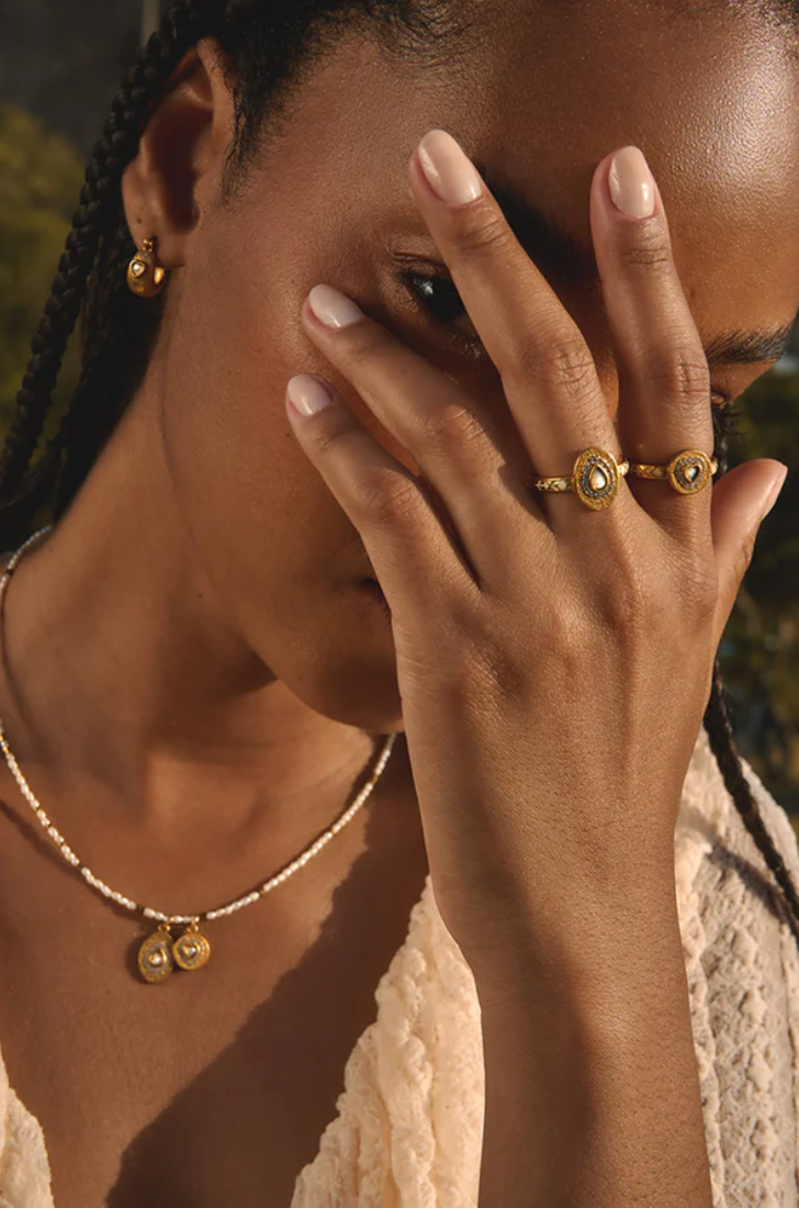 EARRINGS DOLI HEART CREOLE