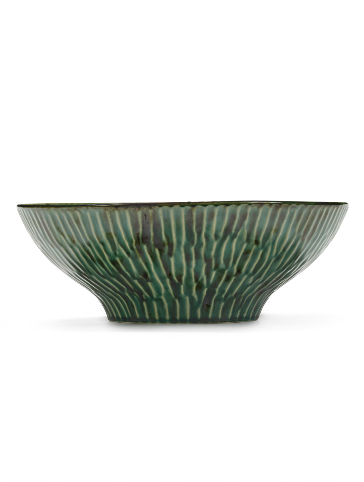 SERVING BOWL GREEN VERDE LANZA