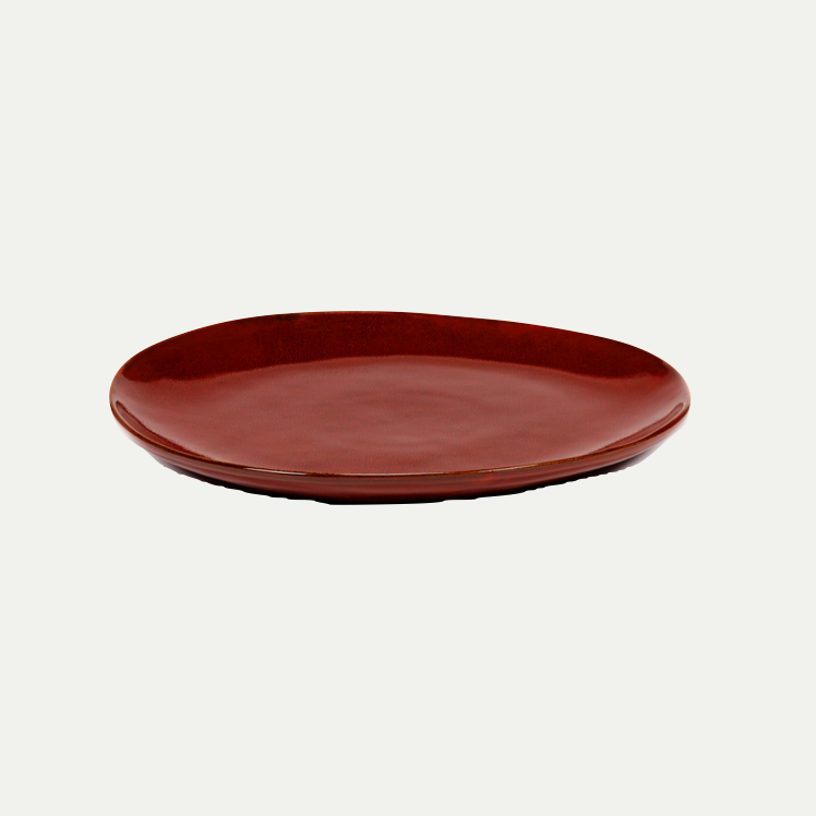 PLATE L VENETIAN RED LA MÈRE
