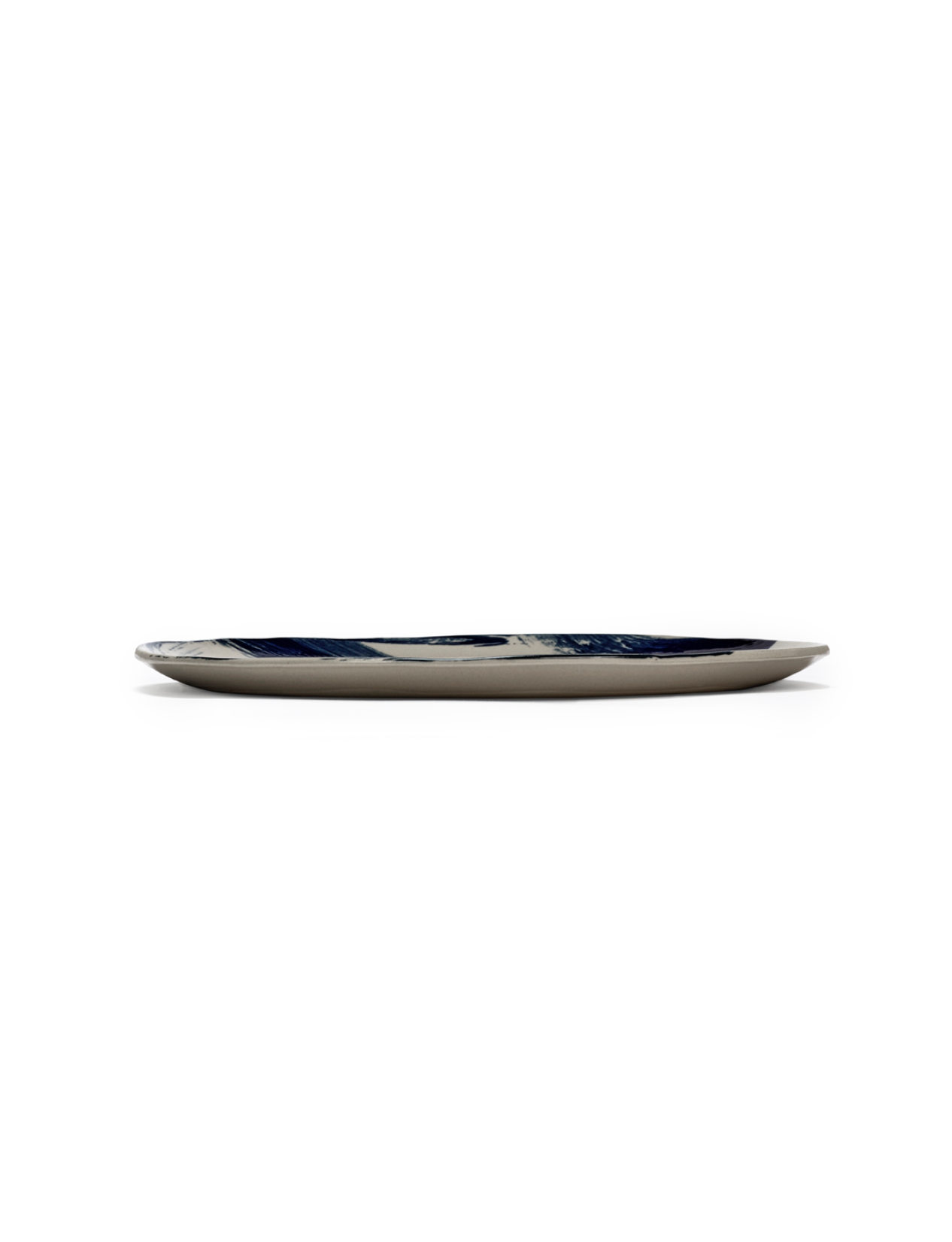DINNER PLATE ASS/2 BEIGE BLUE SOPHIA
