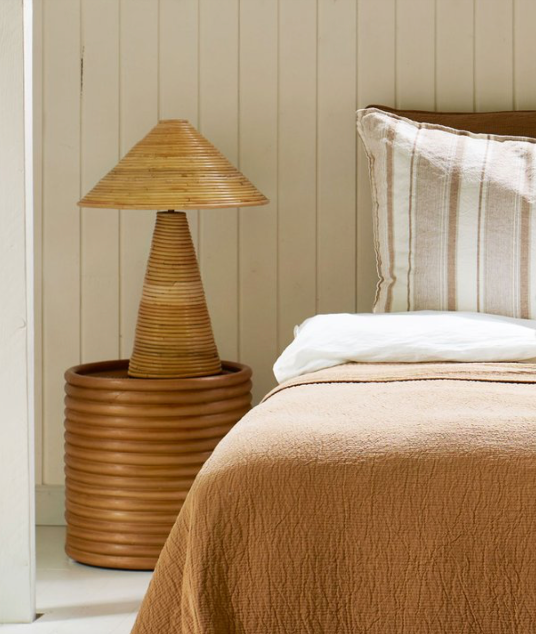 STOOL | RATTAN | H 42 CM