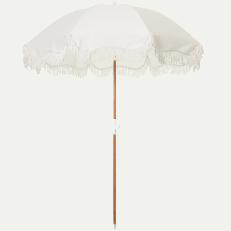 HOLIDAY BEACH UMBRELLA - ANTIQUE WHITE | On Order