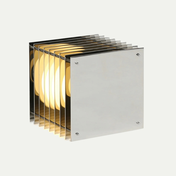 LOP BIG SQUARE IN MIRROR POLISHED STAINLESS STEEL