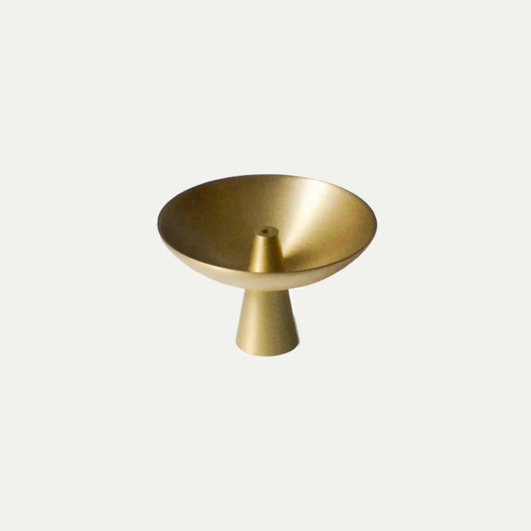 BRASS INCENSE HOLDER WITH ASH CATCHER