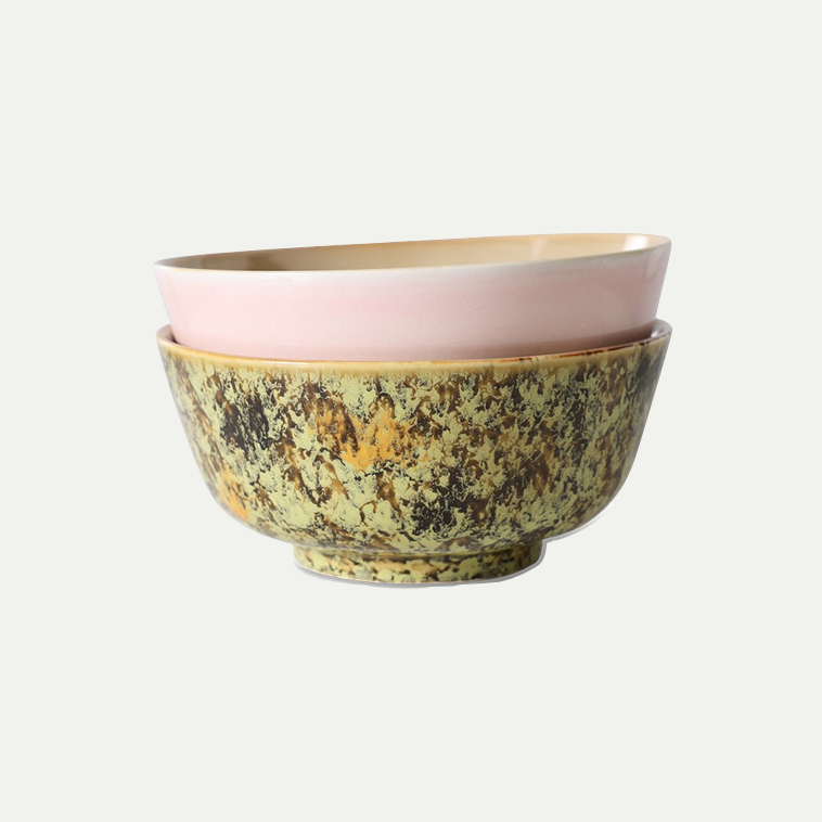 70's CERAMICS: RAMEN BOWLS ASCEND | SET OF 2