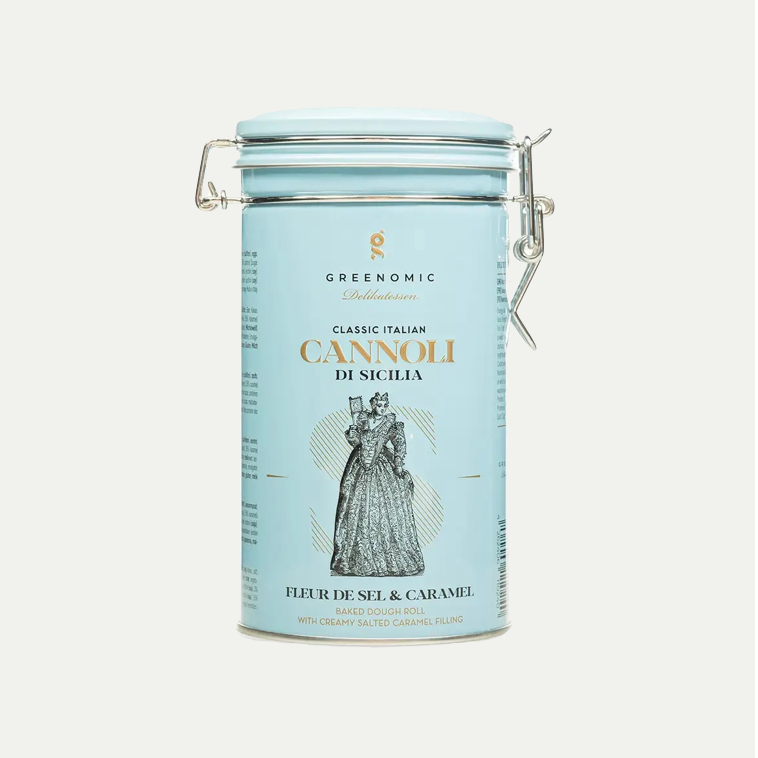 SICILIAN CANNOLI FLEUR DE SEL & CARAMEL TIN