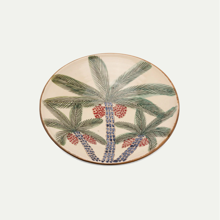PALM  DATES SERVING PLATE | 35D