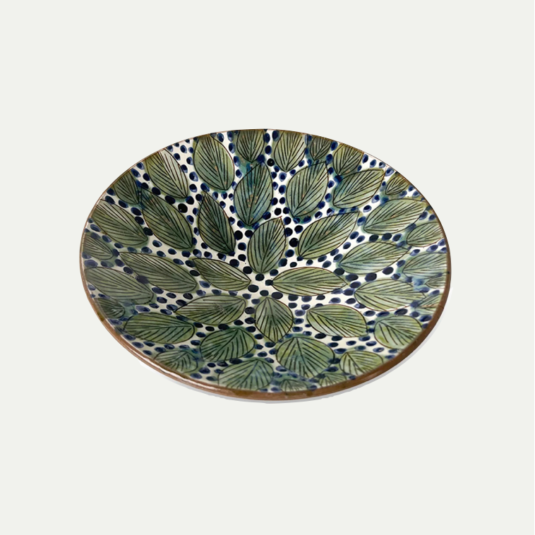 ALIGNED LEAVES SERVING PLATE | 33D