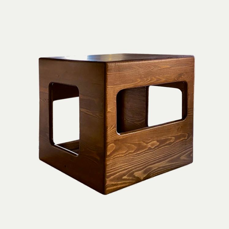 RUBY CUBE TABLE | DARK WOOD - Available 20/08