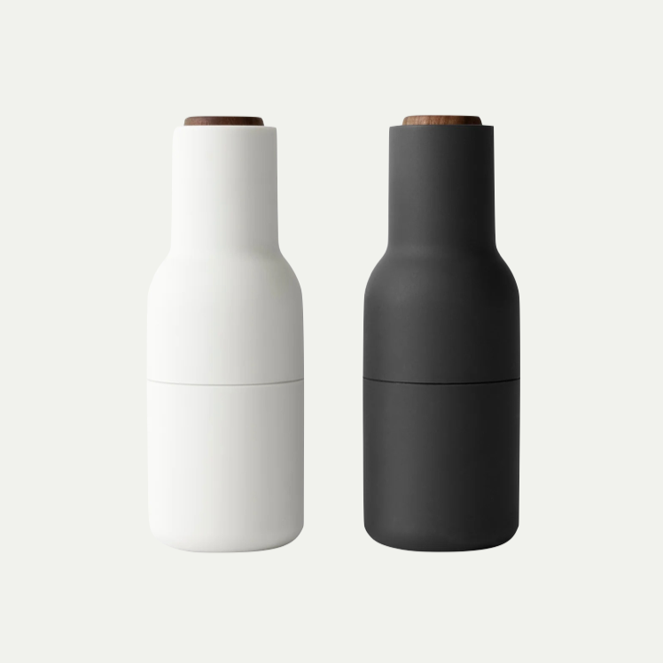 BOTTLE GRINDERS L SET OF 2 | ASH / CARBON