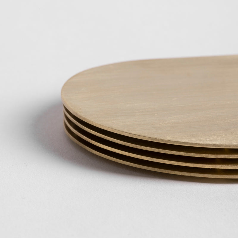 HANDMADE BRASS COASTERS