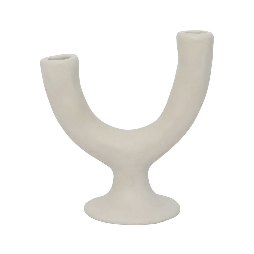CANDLE HOLDER TWO ARMS
