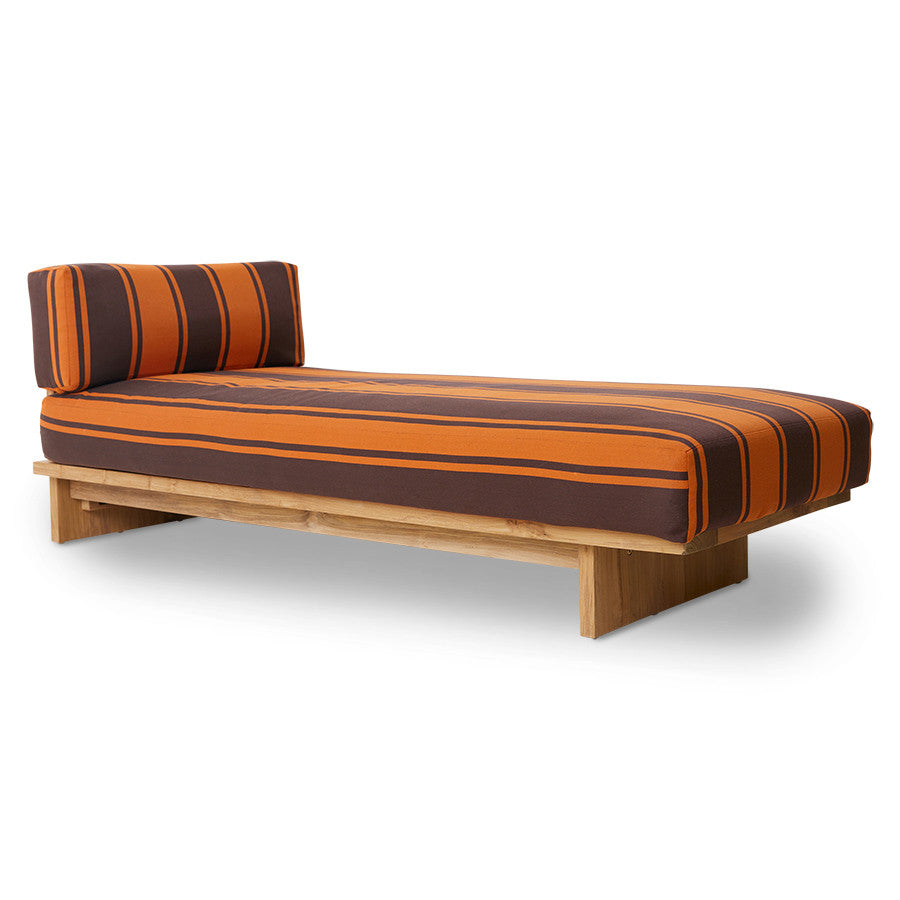 OUTDOOR DAYBED TEAK, BOTANICAL - ON REQUEST