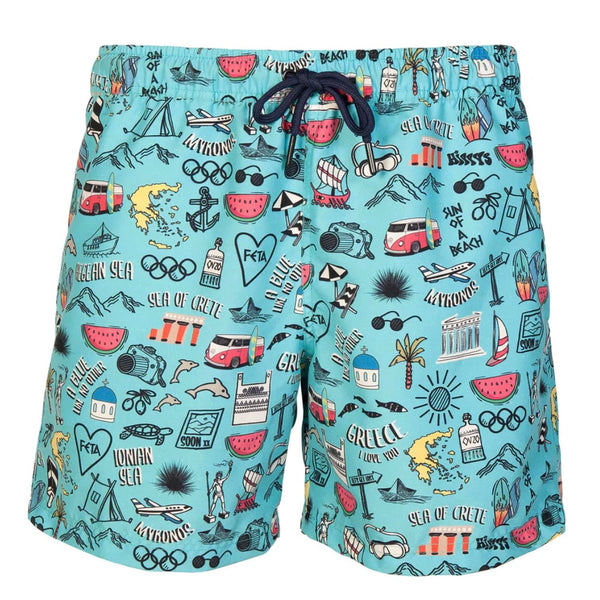 GREECE I LOVE YOU - BOY'S SHORTS