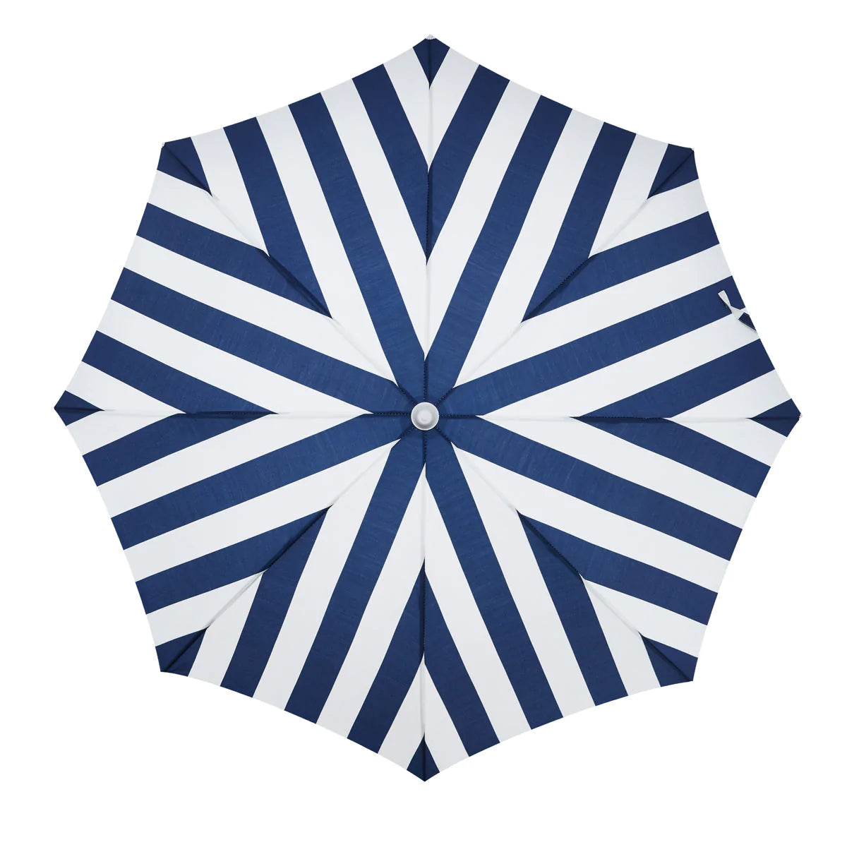 HOLIDAY BEACH UMBRELLA - NAVY CREW STRIPE | On Order