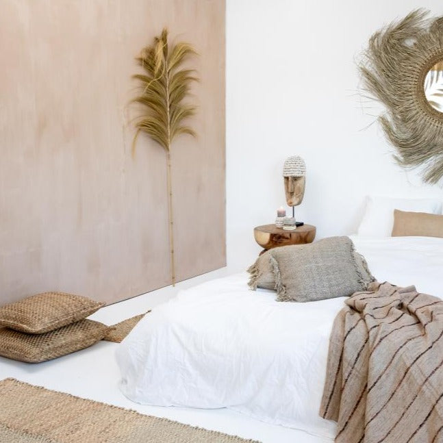 THE HYACINTH CUSHION - NATURAL