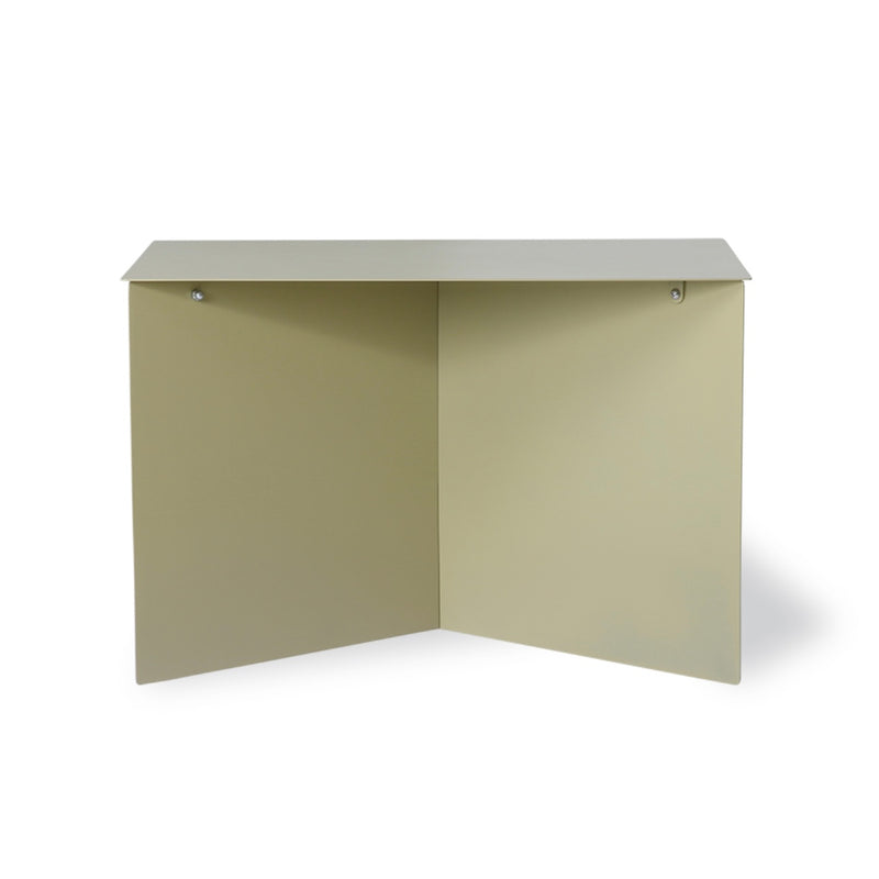 METAL SIDE TABLE RECTANGULAR OLIVE