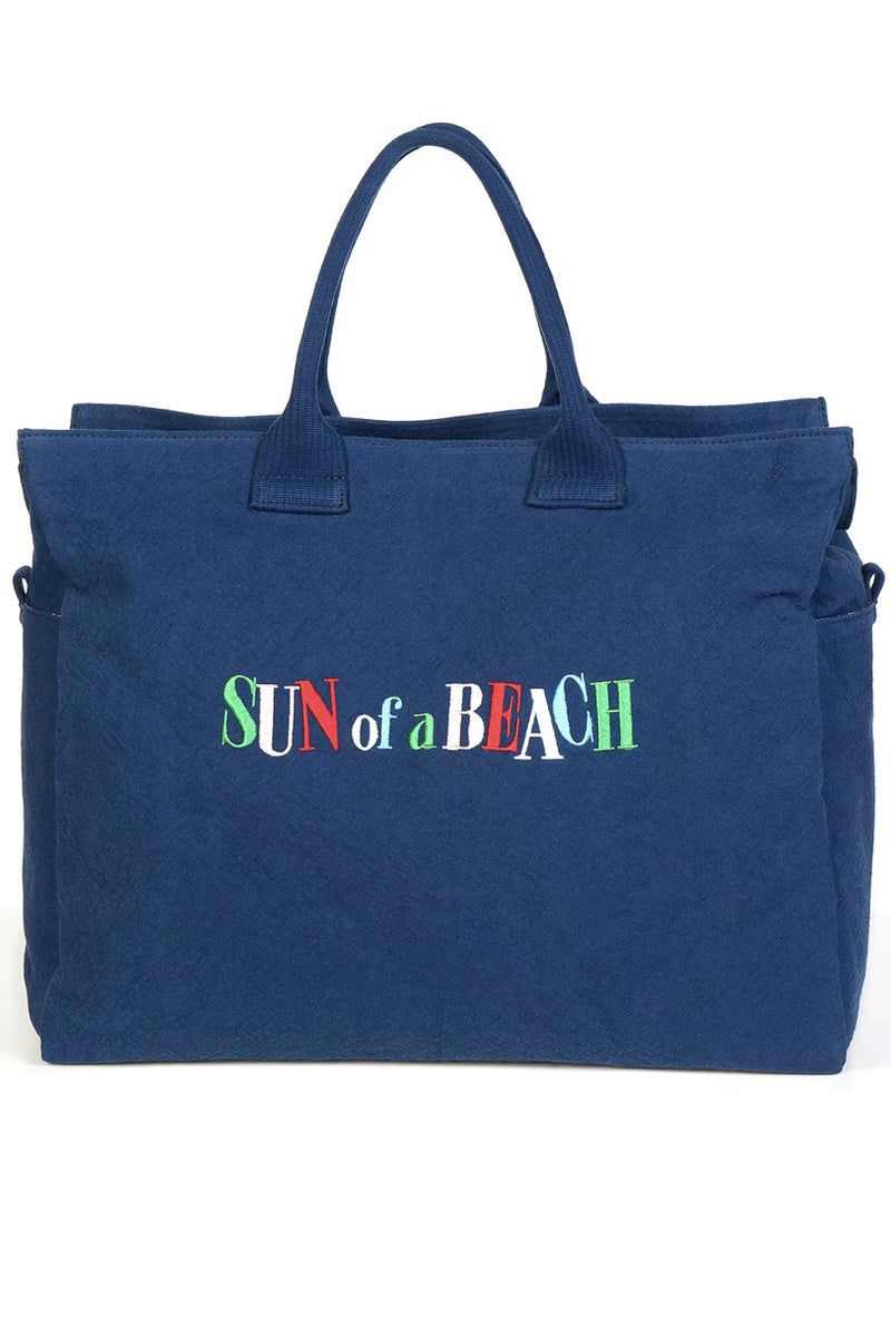 JUST NAVY TRAVEL TOTE BEACH BAG