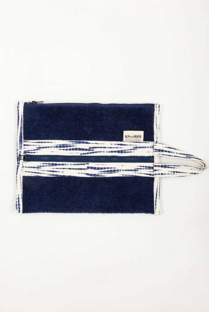 SUMMER BREEZE BLUE DOUBLE WATERPROOF POUCH