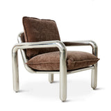 CHROME LOUNGE ARMCHAIR - to Order