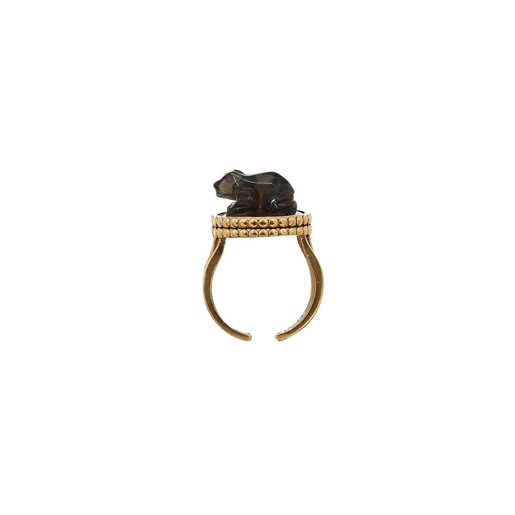 RING AMULETTE GRENOUILLE