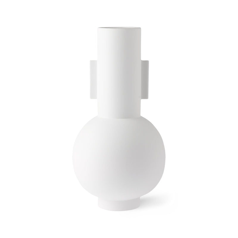 MATT WHITE VASE - LARGE