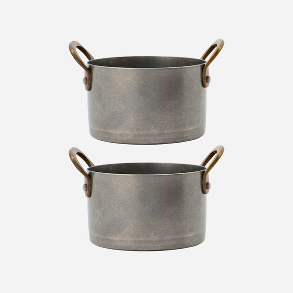 PRESENTATION KITCHEN POT - SET OF 2