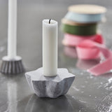 CANDLE HOLDER MOLD LITTLE STAR - GREY