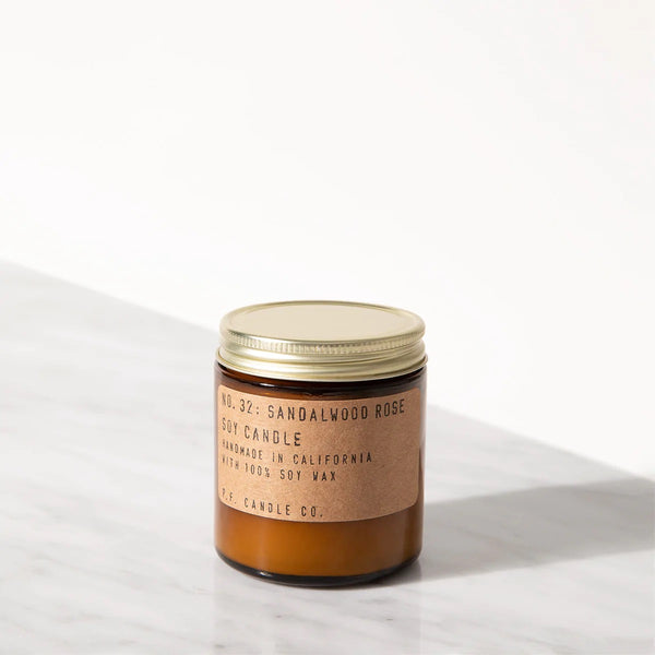 SANDALWOOD ROSE SOY CANDLE - MINI