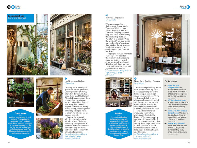 ZÜRICH, GENEVA + BASEL: THE MONOCLE TRAVEL GUIDE SERIES