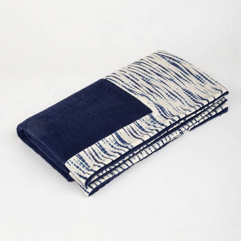 SUMMER BREEZE BLUE - HEAD TO TOE BEACH TOWEL